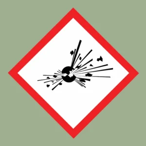 Explosion faresymbol - Klistermærker