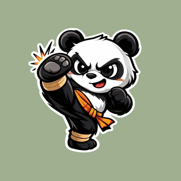 Kung Fu Panda - Klistermærke