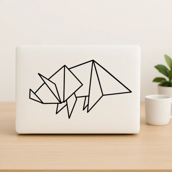 Origami dinosaur – Sticker