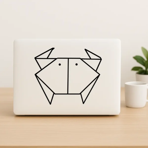 Origami krabbe – Sticker