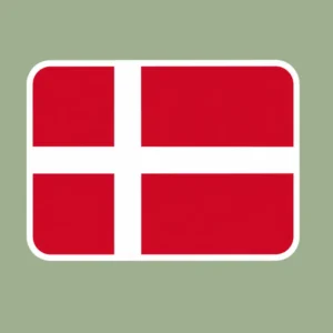 Dannebrog klistermærke