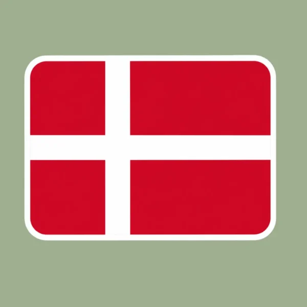 Dannebrog klistermærke